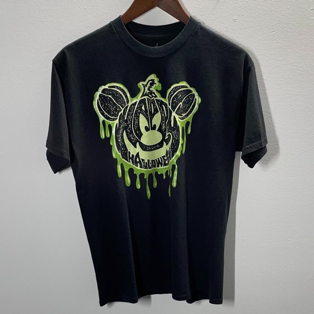 Disneyland MM Glow in the Dark youth Halloween tee - Picture 4 of 10